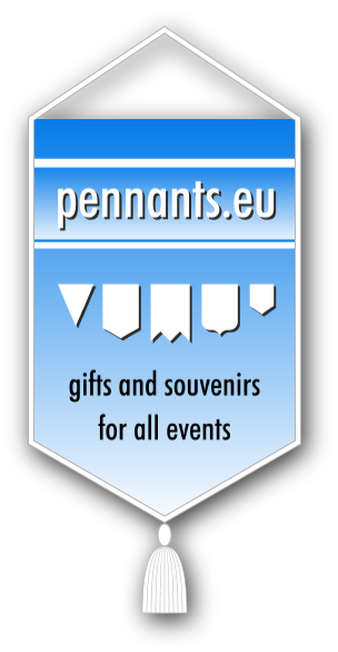 Pennants.eu - gifts and souvenirs for all events - Pentangular pennant